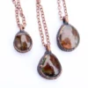 Agate necklace | Mexican Fire Agate necklace