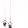 Amethyst crystal necklace | Amethyst statement necklace