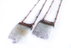 Amethyst crystal necklace | Amethyst necklace