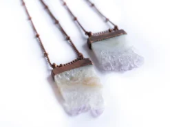 Amethyst crystal necklace | Amethyst necklace