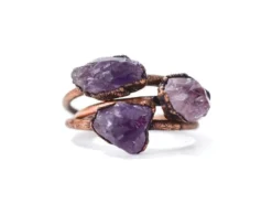 Amethyst ring | Amethyst birthstone jewelry