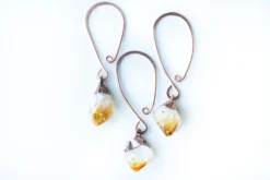 Citrine crystal ornament | Raw crystal ornament