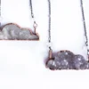 Druzy cloud necklace | Cloud necklace