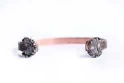 Druzy Moon Crystal Cuff Bracelet | Natural druzy Cuff