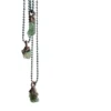 Genuine Moldavite crystal necklace | Raw authentic moldavite jewelry
