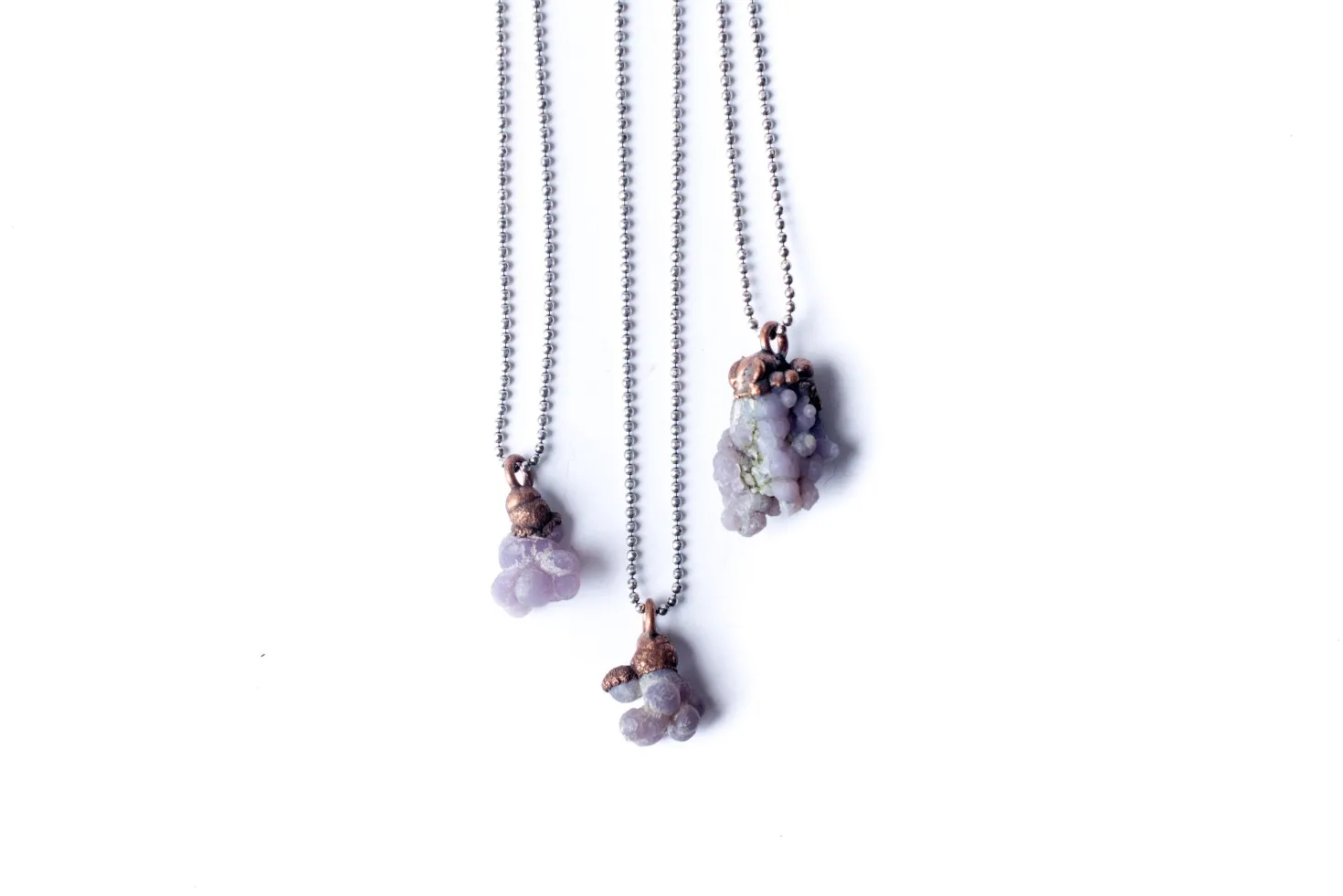Grape Agate necklace | Agate jewelry