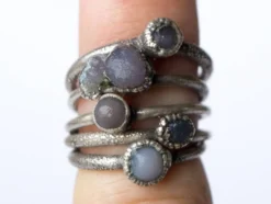 GRAPE Agate ring | Raw Grape Agate ring