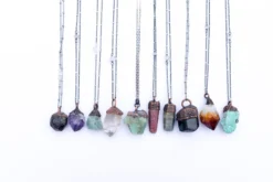 Kyanite crystal necklace | Raw kyanite jewelry