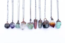 Kyanite crystal necklace | Raw kyanite jewelry