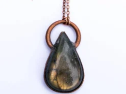 Labradorite necklace | Natural Labradorite necklace