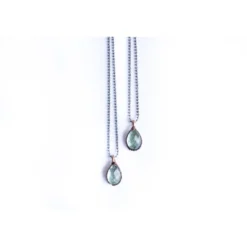 Moss agate necklace | Moss agate jewelry