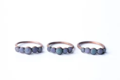 Multi Stone Ring | Grape Agate ring