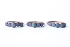 Multi Stone Ring | Grape Agate ring