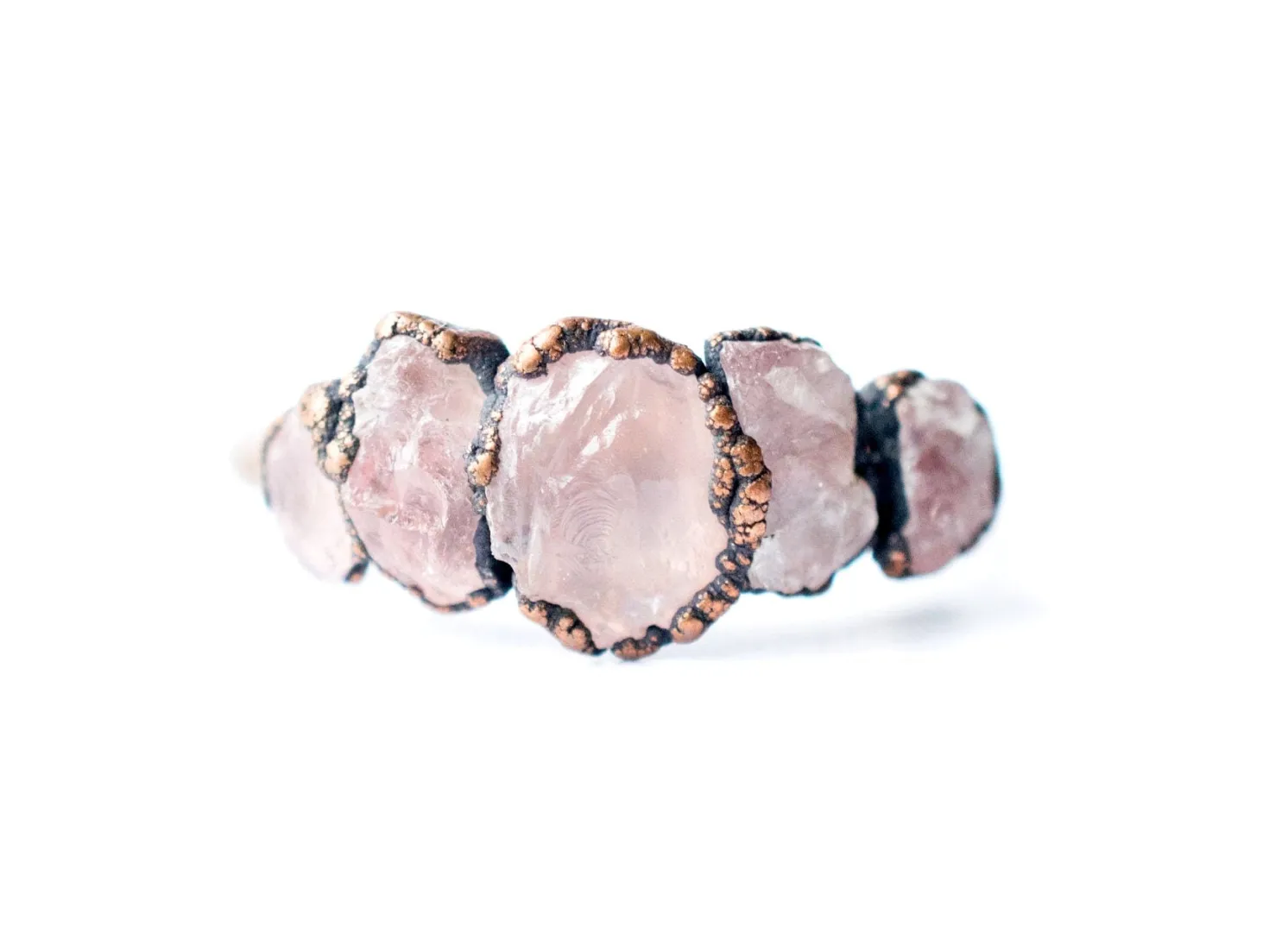 Multi Stone Ring | Raw crystal ring