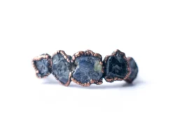 Multi Stone Ring | Raw sapphire ring