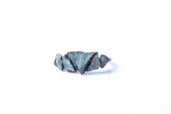 Multi Stone Ring | Rough aquamarine gemstone ring