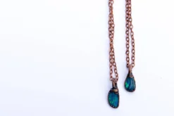 Opal necklace | Fiery opal necklace