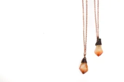 Raw citrine necklace | Citrine necklace