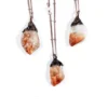 Raw citrine necklace | Citrine necklace