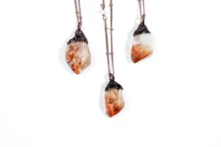 Raw citrine necklace | Citrine necklace