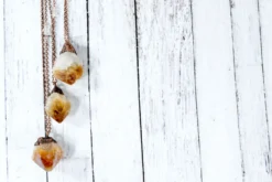 Raw citrine necklace | Citrine necklace