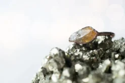 Raw citrine ring | Citrine crystal ring