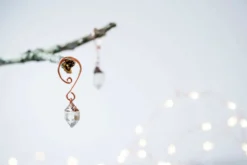Raw crystal ornament | Quartz crystal ornament
