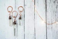 Raw crystal ornament | Quartz crystal ornament