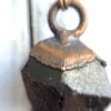 Raw garnet necklace | Garnet crystal necklace