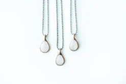 Rose Quartz Necklace | Faceted Rose Quartz