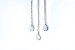 Rose Quartz Necklace | Faceted Rose Quartz
