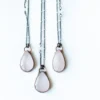 Rose Quartz Necklace | Raw crystal necklace