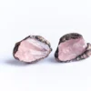 Rose Quartz studs | Rose Quartz earrings