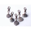 Ruby keychain | Raw crystal keychain