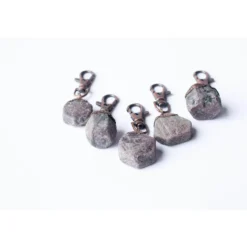 Ruby keychain | Raw crystal keychain