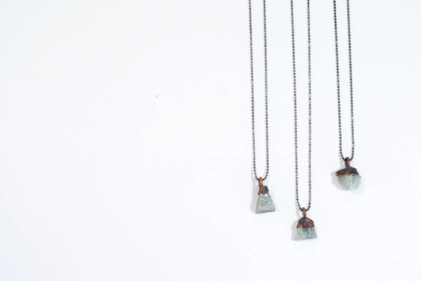 SALE Aquamarine crystal | Raw aquamarine sterling jewelry