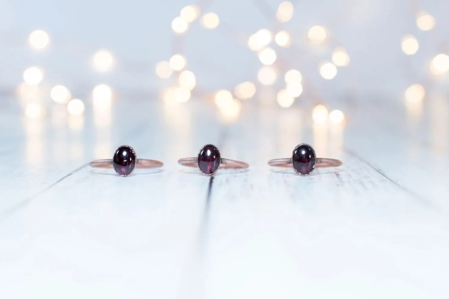 SALE Deep Red Garnet ring | Garnet Ring