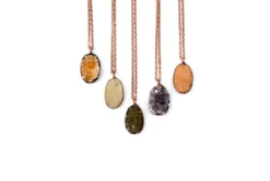 SALE Druzy crystal necklace | Natural druzy pendant