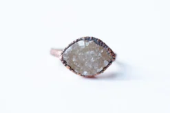 SALE Druzy Marquis Ring | Crystal Marquis Ring