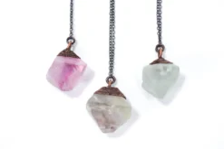 SALE fluorite necklace | Rough fluorite jewelry