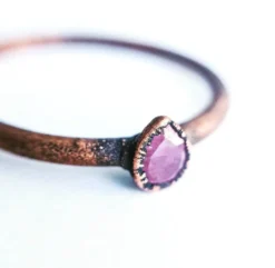 SALE Genuine ruby ring | Untreated ruby jewelry