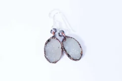 SALE Natural crystal | Druzy crystal earrings