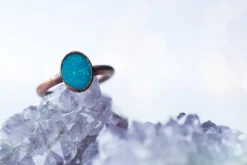 SALE Opal ring | Stacking birthstone ring