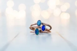 SALE Opal ring | Stacking birthstone ring