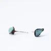 SALE Raw apatite | Apatite nugget sterling silver post earring