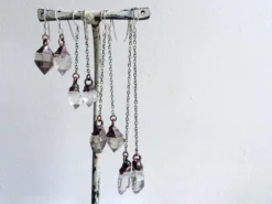 SALE Raw crystal | Quartz crystal earrings