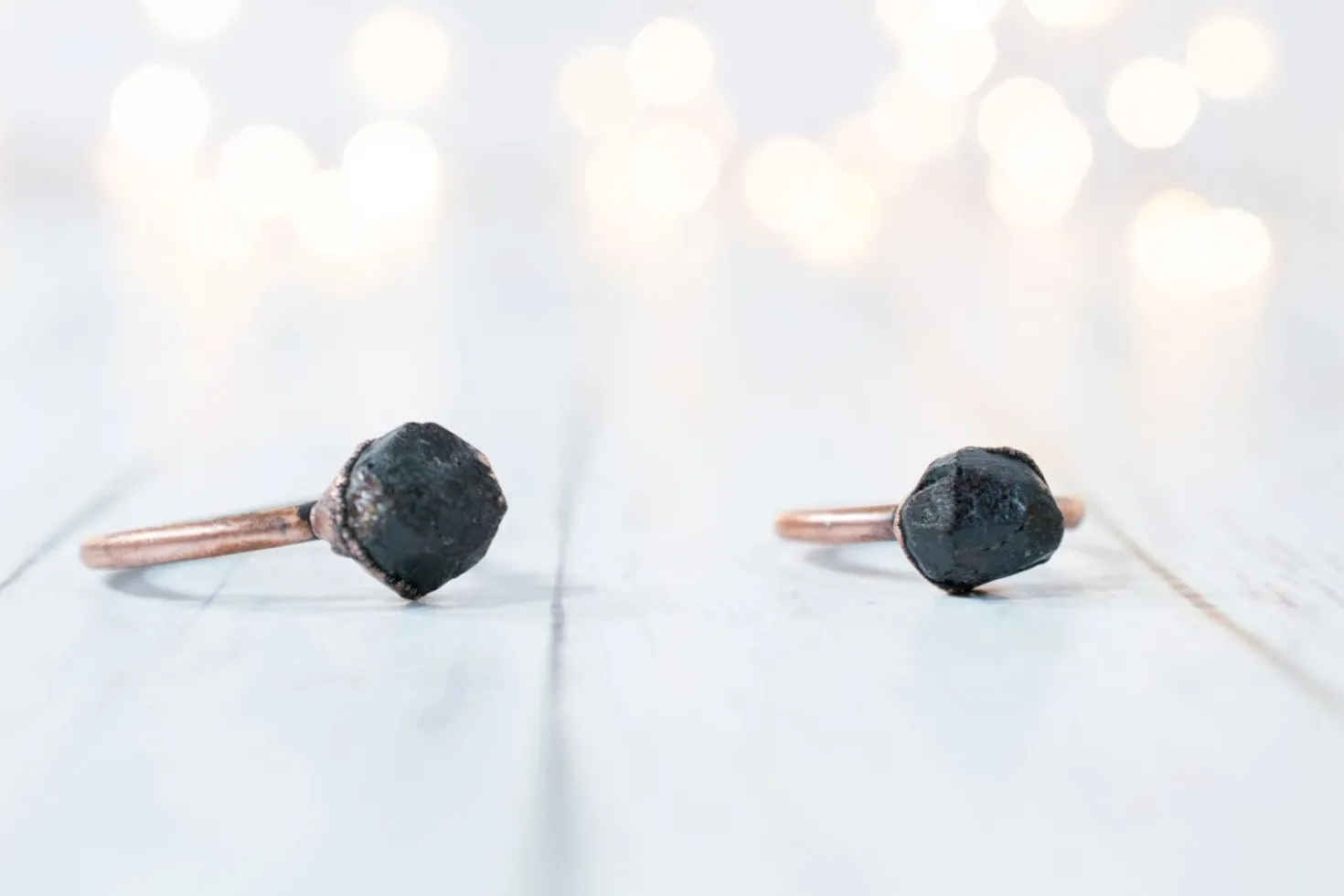 SALE Raw garnet ring | Deep Red Garnet ring