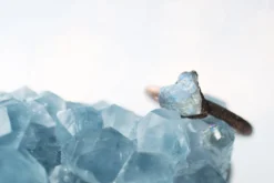 SALE Raw Labradorite ring | Gemstone stacking ring