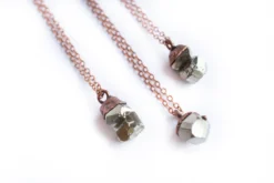 SALE Raw pyrite necklace | Pyrite necklace