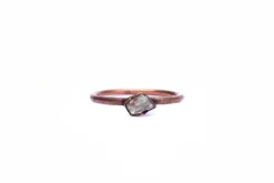SALE Raw Topaz ring | Topaz crystal ring